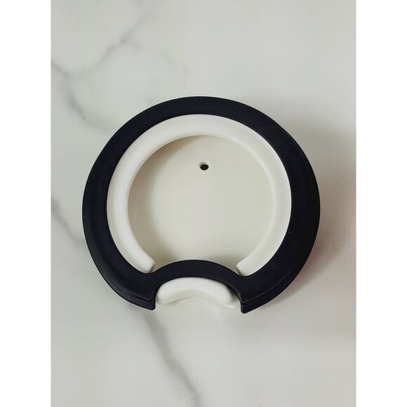 Starbucks Red Tall Travel Coffee Mug Tumbler Holiday 12oz Ceramic 6" Double Wall - Picture 10 of 14